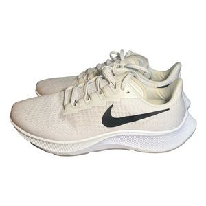 Nike Air Zoom Pegasus 37 Womens 9.5 Shoes Platinum Tint CJ0506-003 Cream White